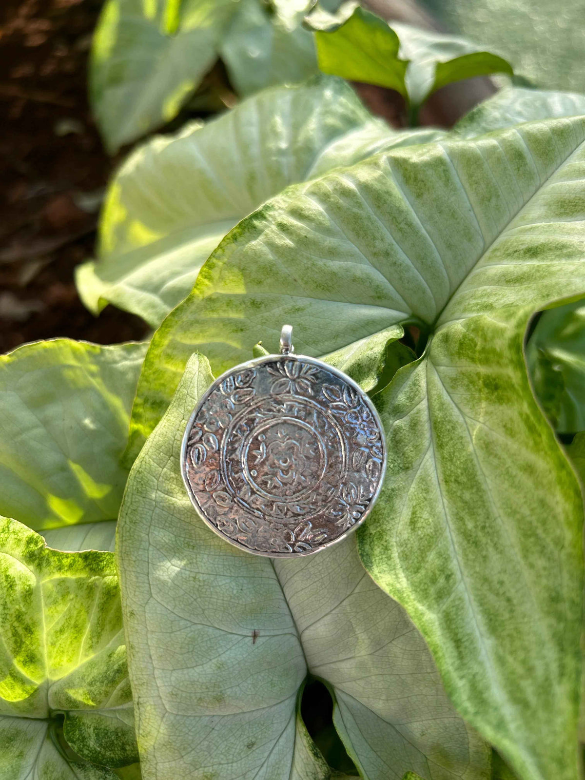 Maa kali hand painted 925 silver pendant | vidhata jewels