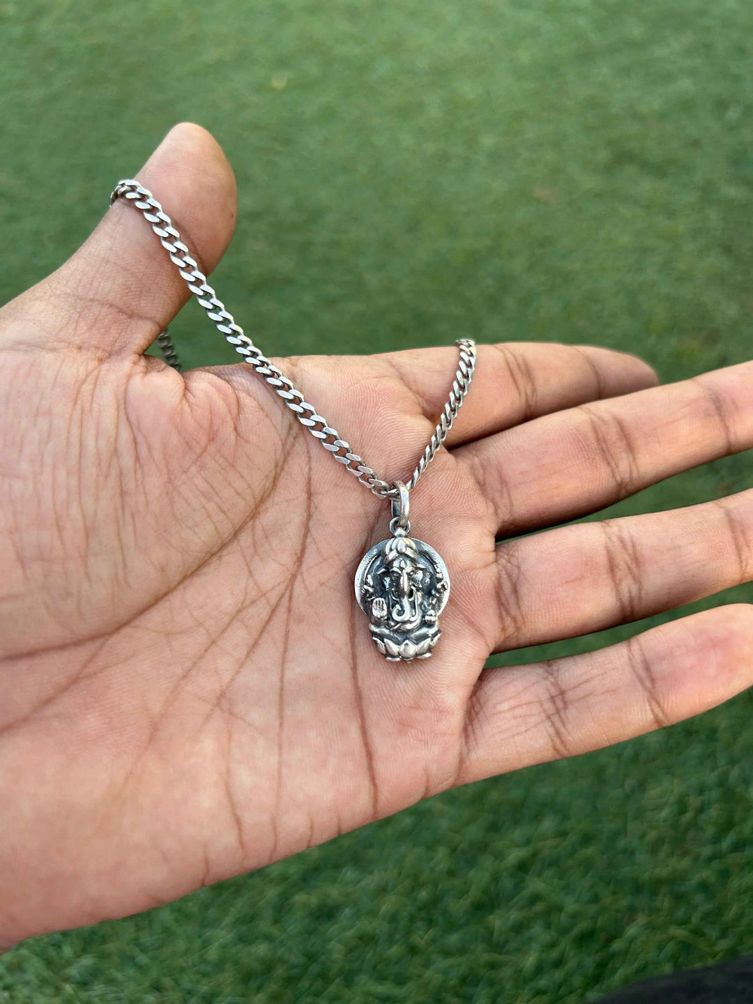 Gajanana 925 Ganesha Silver Pendant | Ganesh Locket | Vidhata Jewels