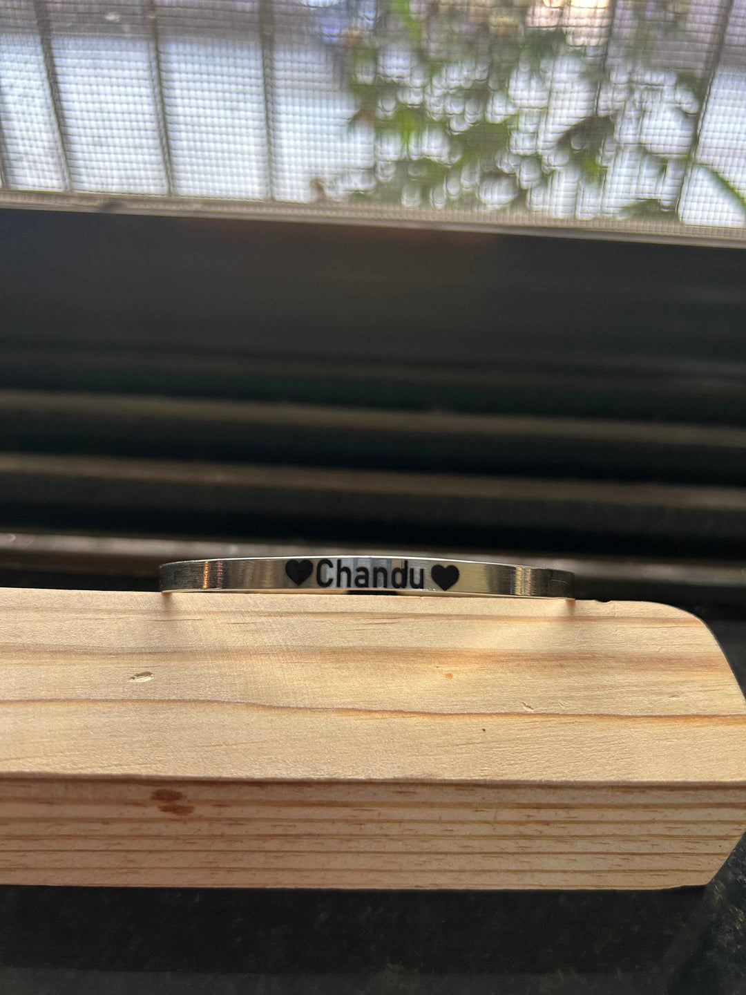 Personalized Bracelet Cuff - Sterling Silver bangle