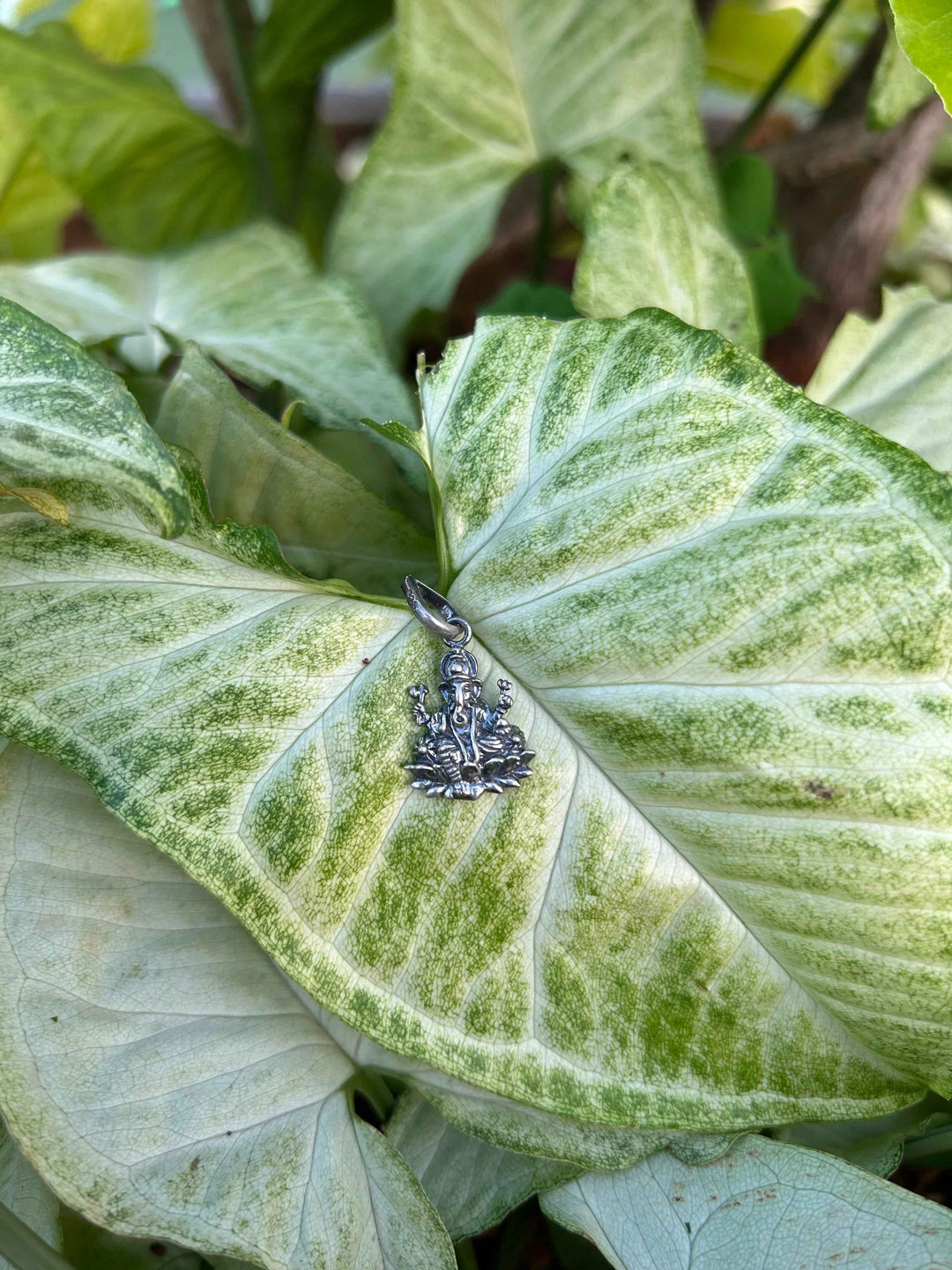 Omkara 925 Ganesha Silver Pendant | Ganesh Locket | Vidhata Jewels