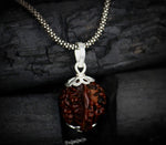 Load image into Gallery viewer, Ganesh Mukhi Rudraksha With Oxidised Silver Chain
