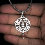 Load image into Gallery viewer, Shiv Sada Sahayte Silver Pendant Chain
