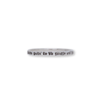 Load image into Gallery viewer, It Takes Guts To Be Gentle And Kind - Tiny Message Ring in Sterling Silver
