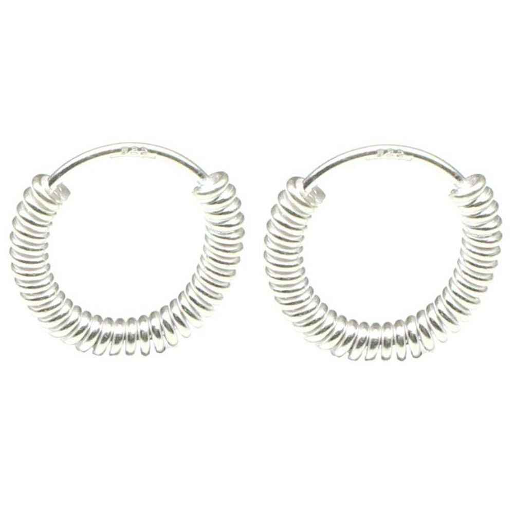 Real Silver Men Women Earring