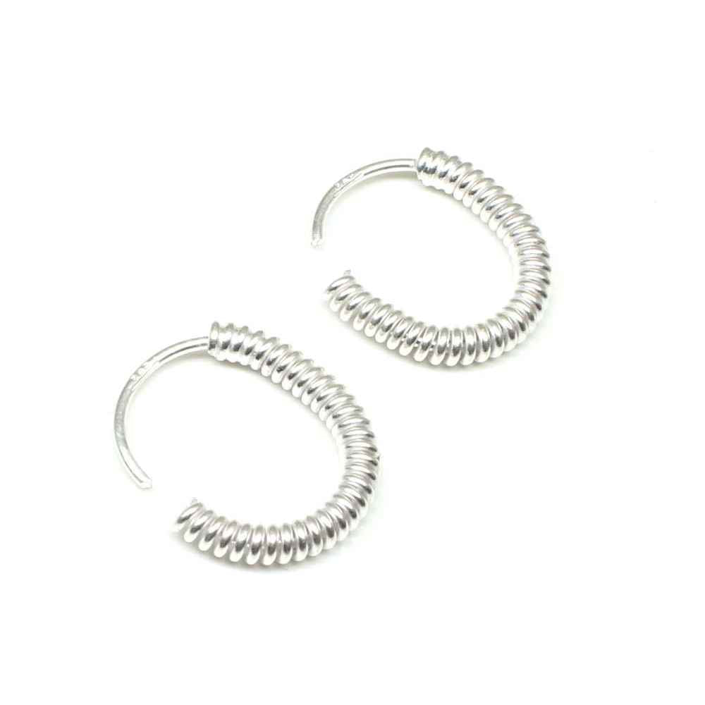 Real Silver Men Women wire Earrings