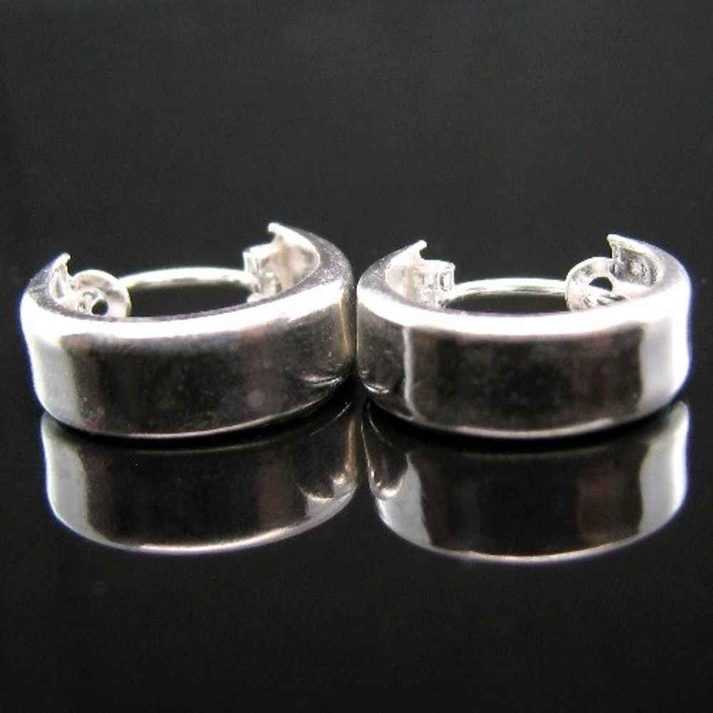 925 Sterling Silver Hoop Style Earrings