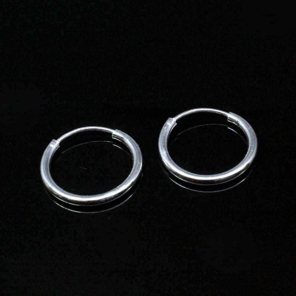 925 Real Silver Plain Earrings
