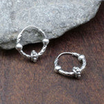 Load image into Gallery viewer, Silver Oxidized Earrings
