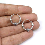 Load image into Gallery viewer, Oxidized 925 Sterling Silver Earrings
