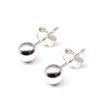 Load image into Gallery viewer, 925 Sterling Silver Ball Stud Earrings for girl - Pair
