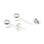 Load image into Gallery viewer, 925 Sterling Silver Ball Stud Earrings for girl - Pair
