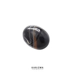 Load image into Gallery viewer, 12.40Ct Natural Black and Grey Sulemani Hakik Oval Gemstone
