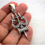 Load image into Gallery viewer, Silver Trishul Pendant
